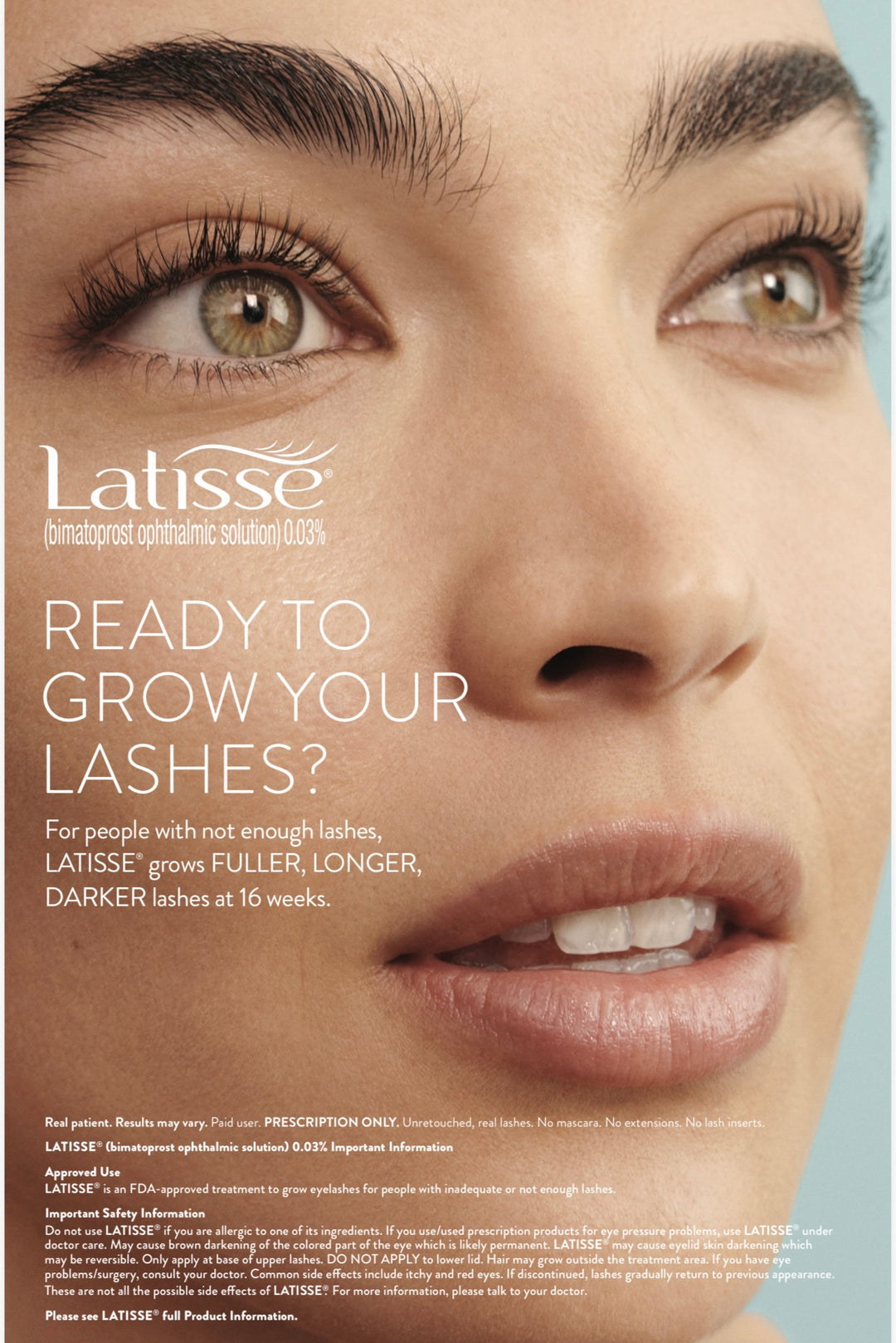 Latisse 0.03% 3 mL (70 Disposable Applicators)